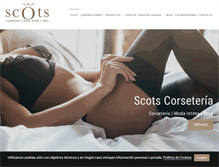 Tablet Screenshot of corseteriascots.com